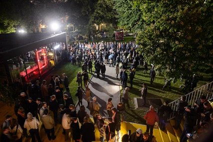 Foreign Affairs at Haus der Berliner Festspiele at night