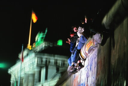 Fall of the Berlin Wall, November night 1989 