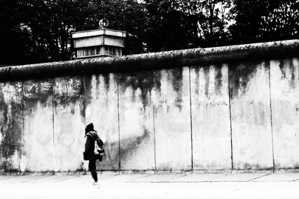 Il Muro di Berlino prima della caduta del Muro