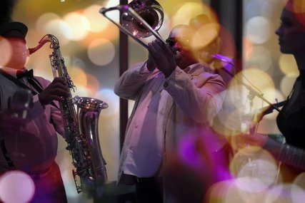 Jazz Band Jazz Band auf der Bühne