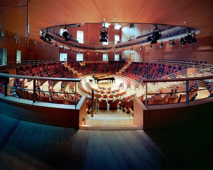 Der Konzertsaal Pierre-Boulez-Saal in Berlin 