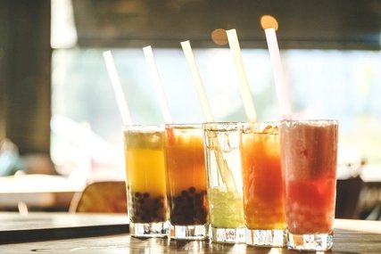 Bubble Tea im Glas Bubble Tea im Glas