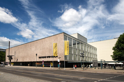 Exterior view of the Deutsche Oper in Berlin