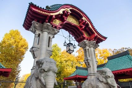 Elefantentor Zoo Berlin Berliner Attraktion Zoologischer Garten