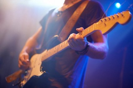 Rock Konzert Elektrogitarre Konzert