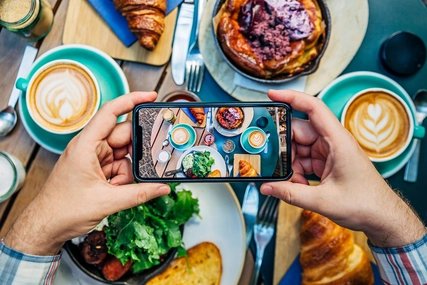 Frühstück fotografieren