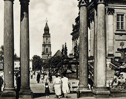 View of the Garrison Church Potsdam in the 1930s