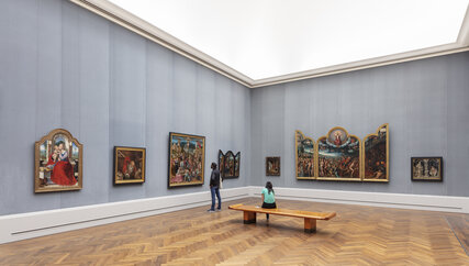Hall of the Gemäldegalerie Berlin