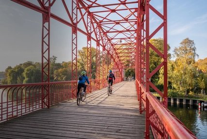 Herbstlicher Ausflug an Tegeler See mit Sechserbrücke