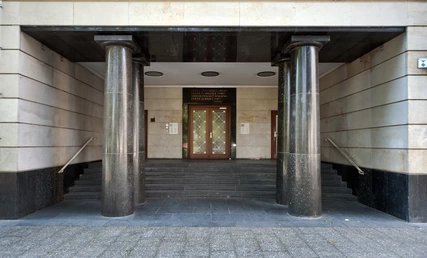 high-rise at Weberwiese, entrance high-rise at Weberwiese, entrance