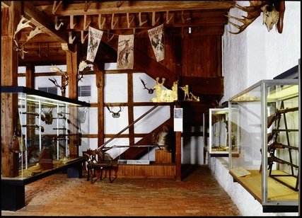 Pavillon de chasse Grunewald à Berlin, objets de chasse Pavillon de chasse Grunewald à Berlin, objets de chasse