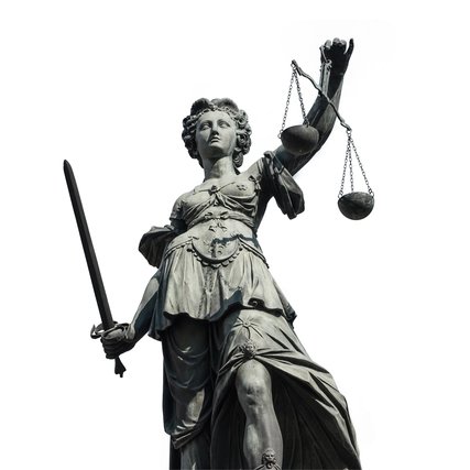 Statue der Justitia Statue der Justitia