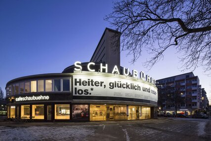 Exterior view of the Schaubühne in Berlin-Chalottenburg