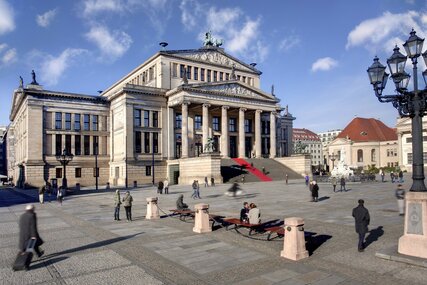 La Konzerthaus o Sala de Conciertos en Gendarmenmarkt