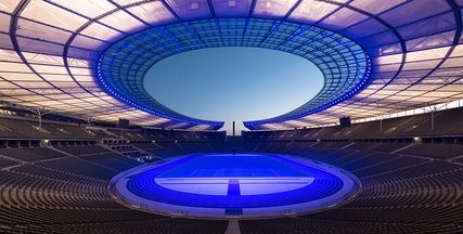 Anzeige Olympiastadion Berlin