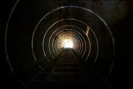 Lighting at the tunnel.
