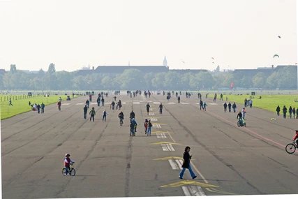 Tempelhofer Feld (Tempelhof Field) in Berlin Tempelhof Field in Berlin