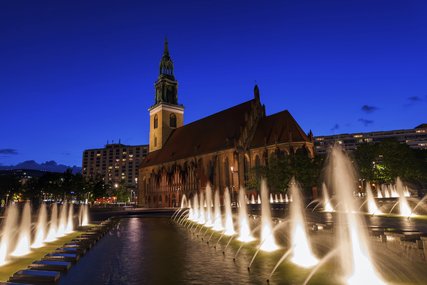 Marienkirche bei Nacht