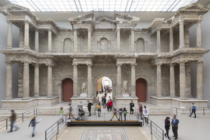 Puerta del Mercado de Mileto en el Museo de Pérgamo de Berlín
