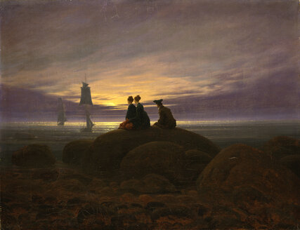 Caspar David Friedrich, Il sorgere della luna in riva al mare