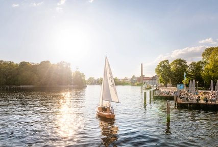 Die Müggelspree in Friedrichshagen