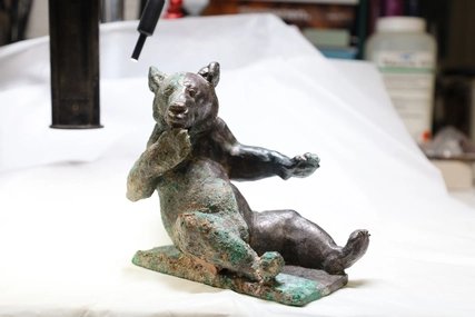 PETRI Berlin, Bronzebär Ausgrabung Molkenmarkt Berlin PETRI Berlin, Bronzebär Ausgrabung Molkenmarkt Berlin