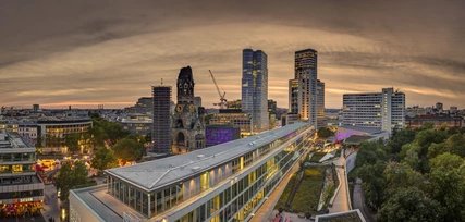 City-West am Abend