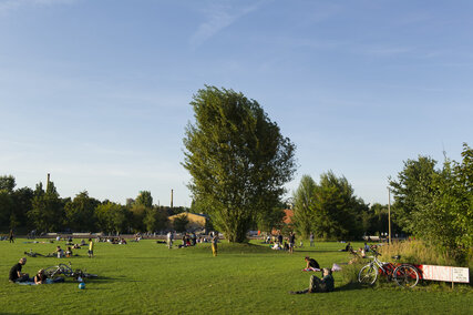 summer in park at Gleisdreieck