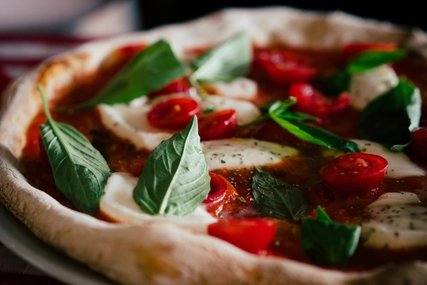 Close-Up Of Fresh Delicious Pizza