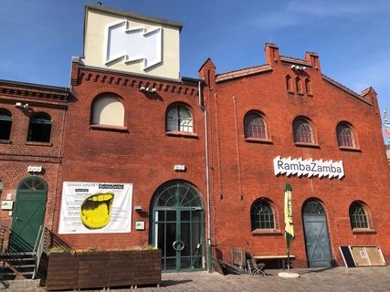Exterior view of the RambaZamba Theatre in the Kulturbrauerei in Prenzlauer Berg Berlin Mitte