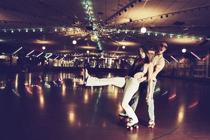 Rollschuh-Disco