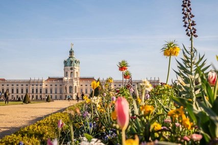Park Schloss Charlottenburg im Frühling