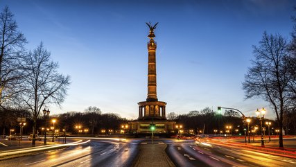 Siegessäule - evening light Siegessäule - evening light