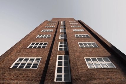 Wernerwerk Schaltwerk-Hochhaus Fassadendetails des Siemens Schaltwerk-Hochhaus in Berlin