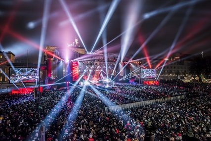 Silvesterparty am Brandenburger Tor