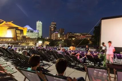 Open-air cinema Sommerkino Kulturforum in Berlin
