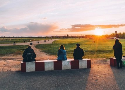 Sunset Tempelhofer Feld Sunset Tempelhofer Feld