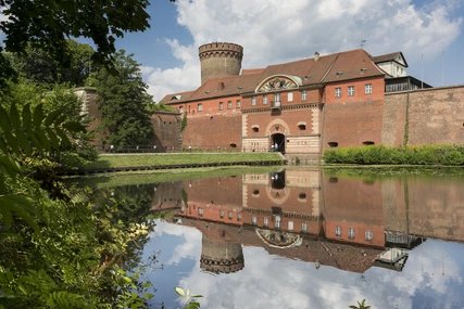 Zitadelle in Spandau mittelalterliche Zitadelle in Berlin Spandau mit Burggraben