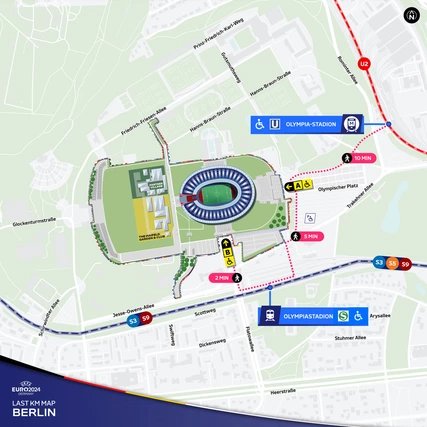 Umgebungskarten zur UEFA EURO 2024