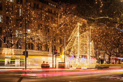 Weihnachtliche Beleuchtung in Berlin City West