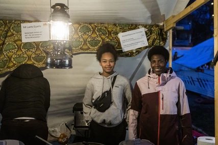 Weihnachtsmarkt Rixdorf/Westafrikanische Gerichte