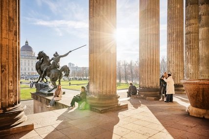 winterliche Stimmung auf der Museumsinsel
