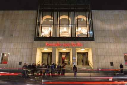 Entrance of Komische Oper
