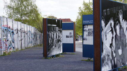 Former boarder crossing of the Berlin Wall