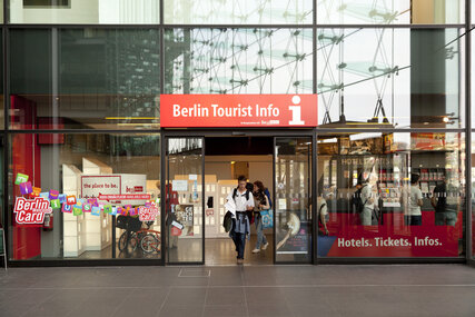 Info turistiche di Berlino alla stazione centrale