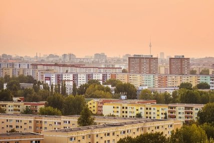Ahrensfelder Berge in Marzahn-Hellersdorf Skyline der Ahrensfelder Berge in Berlin Marzahn