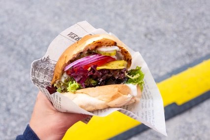 Veganer Burger