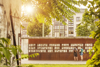 Berlin Wall Memorial in Summer