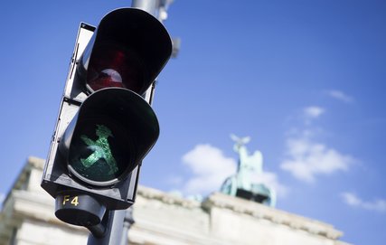 Ampel in Berlin Berliner Ampel