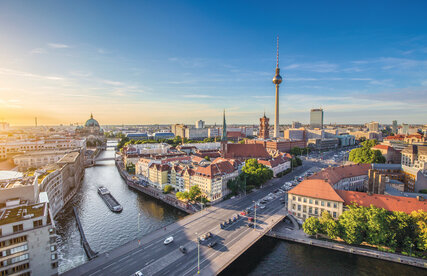 Blick auf Berlin-Mitte mit Fernsehturm